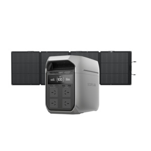 EcoFlow Delta 3 Plus + 220W Bi-Facial Solar Panel