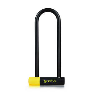 E Scooters: Zovii U-Lock Zinc Alloy + Carbide-reinforced Steel (with Alarm) 300mm