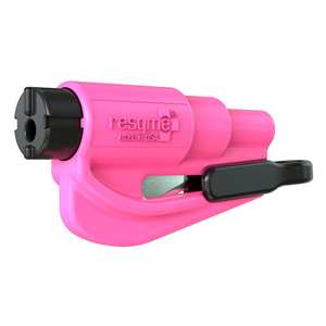 Outdoor: resqme® Car Escape Tool, Seatbelt Cutter / Window Breaker - Pink