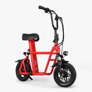 E Scooters: Fiido Q1S - Seated Electric Scooter - Red