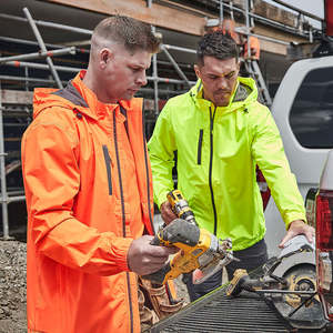 Hi Vis Jackets: Syzmik Unisex Super Light Packable Rain Jacket