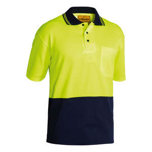 Bisley Hi Vis Short Sleeve Polo Shirt