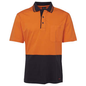 JB's Hi Vis Short Sleeve Cotton Polo