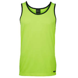 Hi Vis Singlets T Shirts: JB's Hi Vis Contrast Singlet