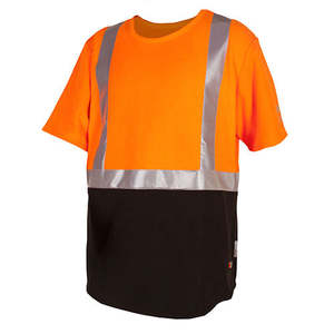 Stoney Creek Performance Plus Bush Tee, Orange/Black