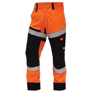 Hi Vis Trousers Shorts: Bison Titan Hi Vis Ripstop Trouser