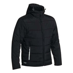 Wet Weather Gear: Bisley Waterproof Puffer Jacket with Adjustable Hood