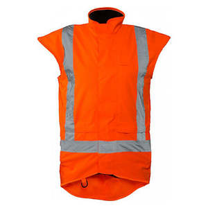 Waterproof Vests: Caution X-Back TTMC-W17 Fleece Lined Vest