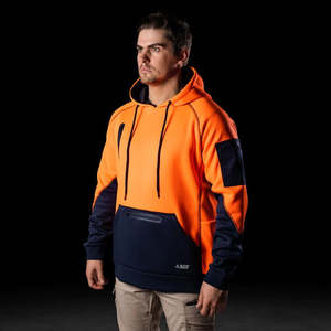 Hi Vis Sweatshirts Fleeces: BAD Waterproof Rain-Defend Pullover Fleece Hoodie