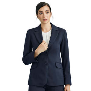 Womens Jackets And Vests: Biz Womens Cool Stretch Longline Jacket