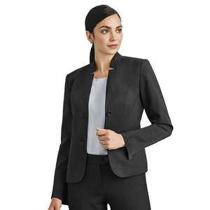 Womens Jackets And Vests: Biz Womens Cool Stretch Short Jacket