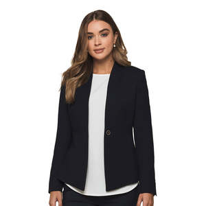 Womens Jackets And Vests: Bronte Textured Crop Jacket