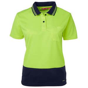 Womens Hi Vis Polo Shirts: JB's Ladies Hi Vis Comfort S/S Polo Shirt