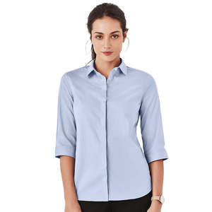Womens Work Shirts: Biz Womens Charlie 3/4 Sleeve Shirt
