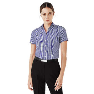 Womens Work Shirts: Biz Womens Springfield Short Sleeve Shirt