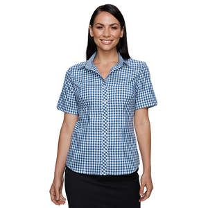Womens Work Shirts: Brighton Lady Shirt Short Sleeve