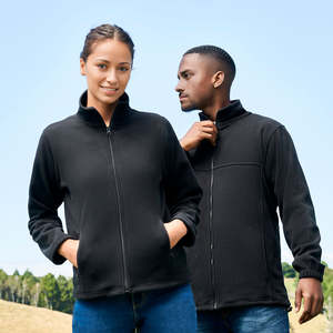 Work Fleeces Sweaters Hoodies: Biz Plain Micro Fleece Jacket