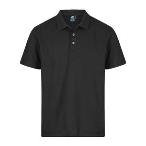 Work Uniform Polo Shirts: Hunter Mens Short Sleeve Polo