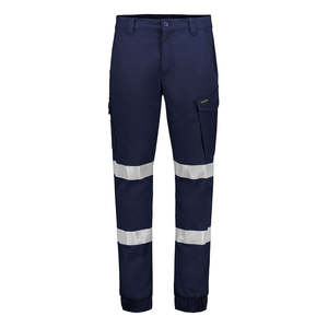 Syzmik Essential Stretch Taped Cuffed Cargo Pant, Navy