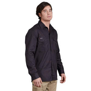 Workshirts: KingGee Workcool 2 Cotton Ripstop Long Sleeve Shirt