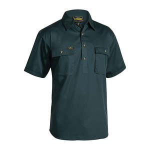 Workshirts: Bisley Closed Front Cotton Drill Shirt