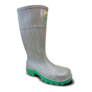 Work Boots Safety Boots: Bata Ecomate Gumboots, Grey