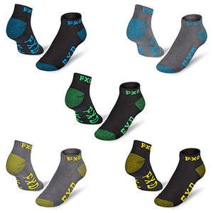 Work Socks: FXD SK-3 Ankle Sock: Size 7-11 (5 Pack)