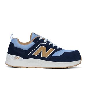 Safety Work Boots: New Balance Elite Lite Safety Shoe, Blue/Coffee