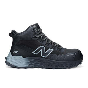 New Balance Fresh Foam Cremorne Mid 2E Safety Boot, Black/Grey
