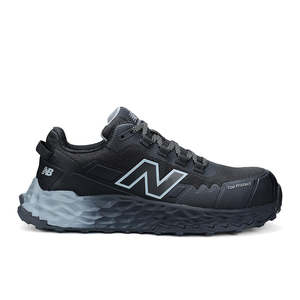 New Balance Fresh Foam Cremorne 2E Safety Shoe, Black/Grey