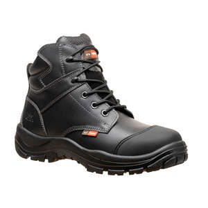 Lace Up Safety Boots: Apex Hamilton Pro Safety Boots, Black