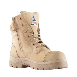 Steel Blue Southern Cross Zip Composite Safety Boot, Sand