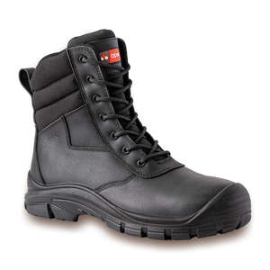 Zip Side Safety Boots: Apex Waihi Zip Safety Boot, Black