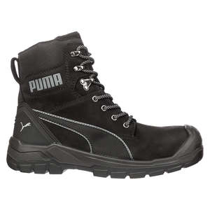 Puma Conquest Zip, Waterproof Safety Boots, Black