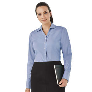 Womens Work Shirts: Biz Hudson Womens Long Sleeve Shirt