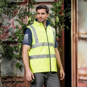 Syzmik Hi Vis Lightweight Taped Fleece Lined Vest