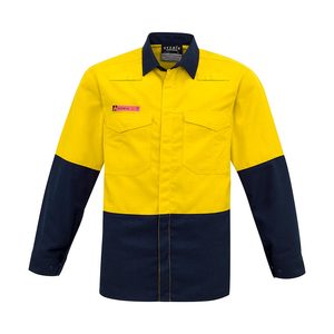 Clothing: Syzmik Hi Vis FR Metatech Spliced Shirt