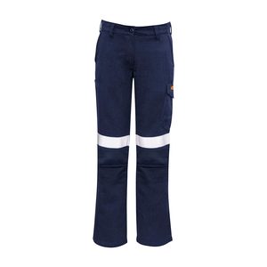 Specialist Protective Clothing: Syzmik Womens FR 10cal Taped Cargo Pant, Navy
