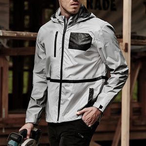 Wet Weather Gear: Syzmik Streetworx Reflective Waterproof Jacket, Silver