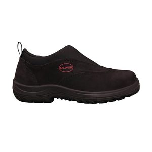 Work Boots Safety Boots: Oliver 34-610 Sports Slip On Safety Shoe, Black