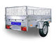 ACTIV Garden Medium Duty Trailer 1.7m x 1.25m 750kg with 400mm Cage ACTIV