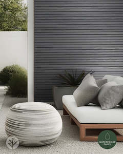 Wall Panelling: Plaank® Exterior Slat Wall Panels Grey