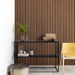 Acupanel® American Walnut Acoustic Slat Wood Wall Panels