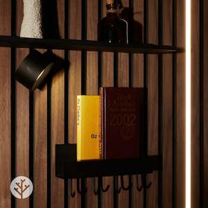 Shelf With Four Hooks