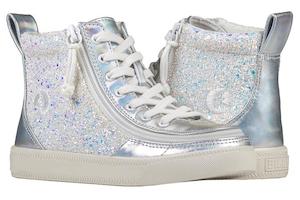 Big Kids: CLEARANCE Kid's Unicorn Metallic Glitter BILLY Classic Lace High