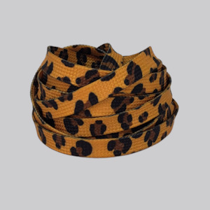Footwear Accessories: Leopard shoelaces 120cm