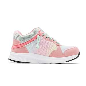 Wide Kids Footwear: Friendly Shoes Kid's Excursion Mid Rainbow Sherbet