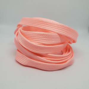 Peachy Pink glow in the dark shoelaces 120cm