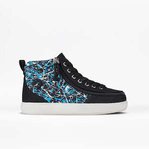 All Billy Footwear: Toddler Black Graffiti BILLY Classic D|R II High Tops - Wide