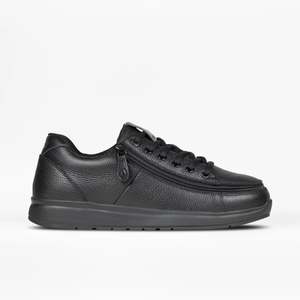All Billy Footwear: Men's Black to the Floor Leather BILLY Comfort Plush